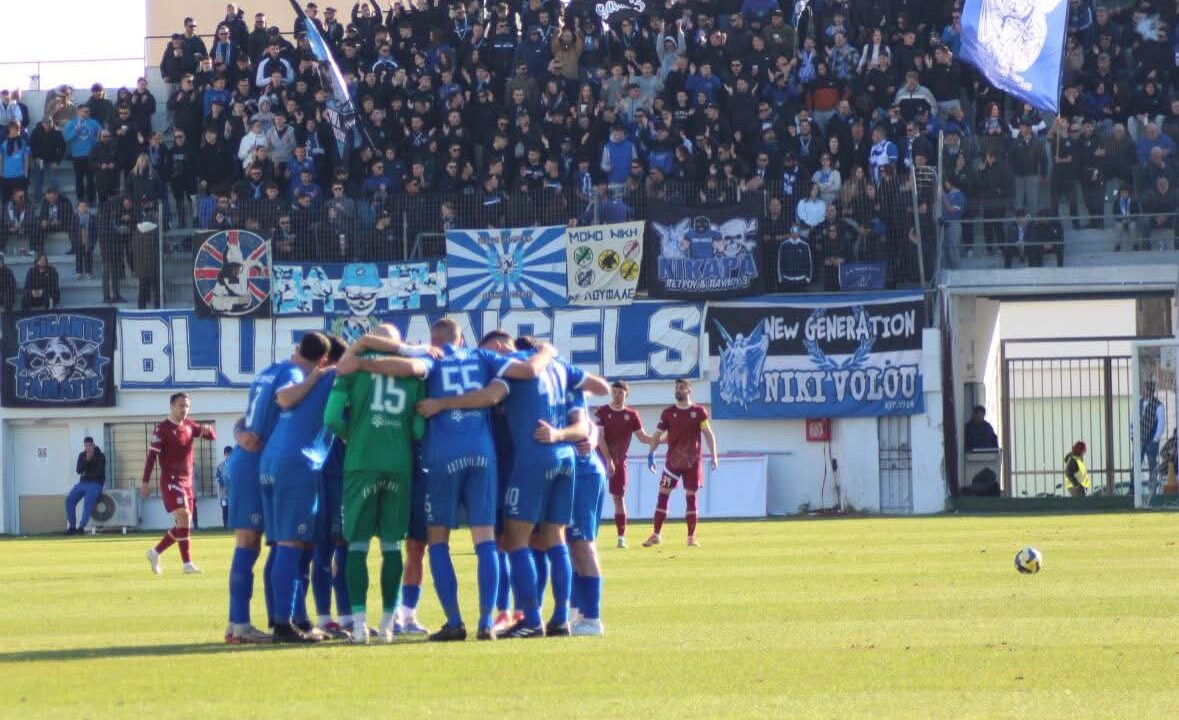 Νίκη Βόλου: Τα πανηγύρια στο φινάλε – Βίντεο